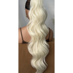 Sünteetilistest juustest clip in hobusesaba