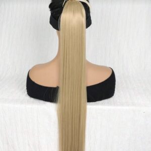 💛 Sirge Clip-in hobusesaba – Blond 70 cm
