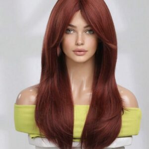 Burgundya toonis sünteetilistest juustest parukas