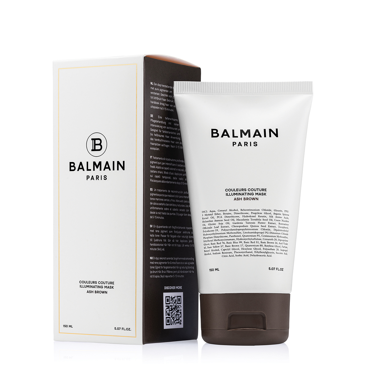 BALMAIN HAIR tooniv juuksemask külm pruun 150ml