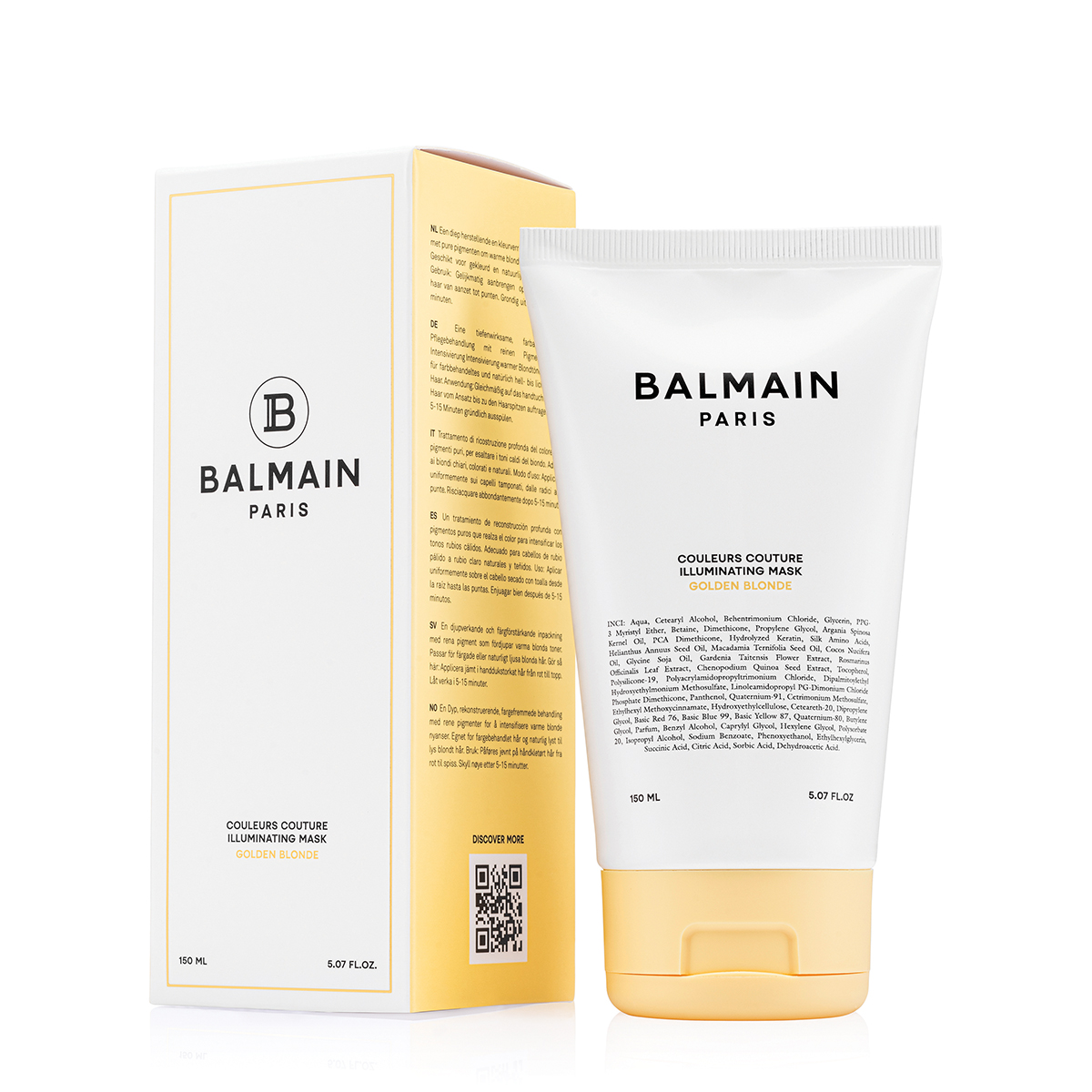 BALMAIN HAIR tooniv juuksemask kuldne blond 150ml
