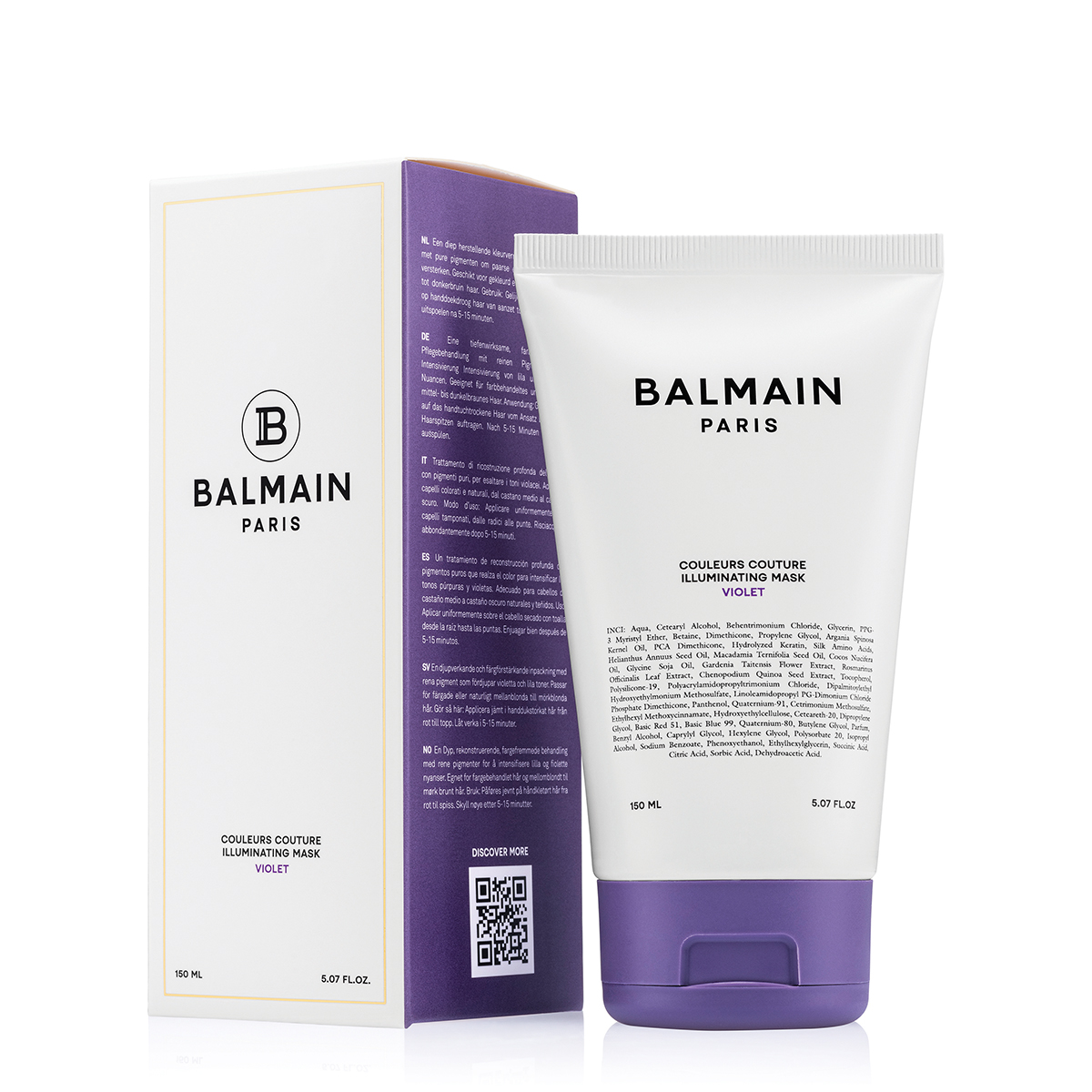 BALMAIN HAIR tooniv juuksemask violetne 150ml