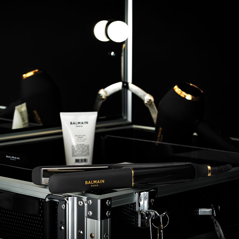 BALMAIN HAIR professionaalne sirgendaja titanium plaadid kuld & must - Image 4