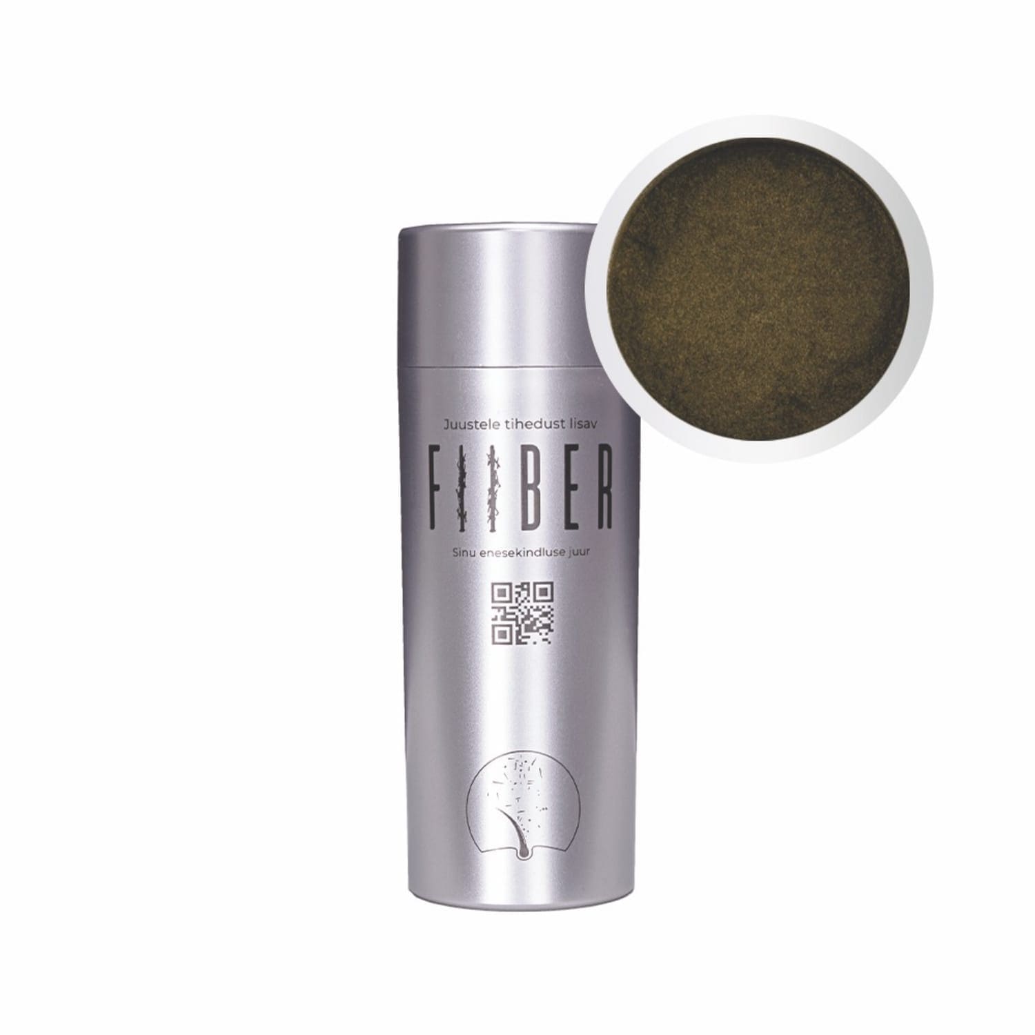 Fiiber – juuste hõrenemise peitmiseks, keskmine pruun