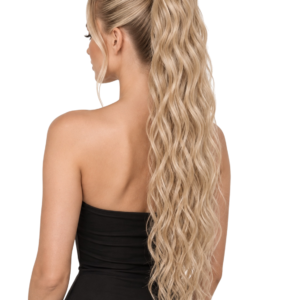 Bomelle Drawstring Ponytail Ocean Wave #K16