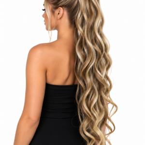 BOMELLE Loose Curl Claw Clip #9 55 cm naturaalpruun lokkis hobusesaba pikendus klambriga